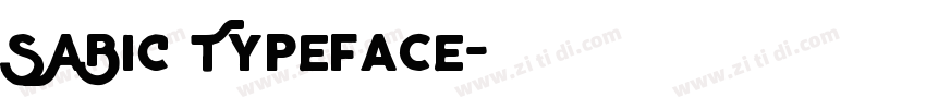 SABIC Typeface字体转换
